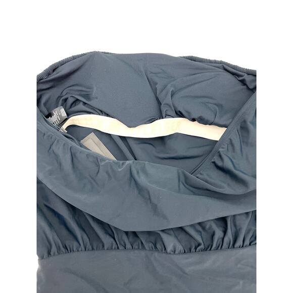 TOMMY HILFIGER Women's Navy Blue Blouson One Piece Swimsuit 16 NEW - Picture 4 of 4